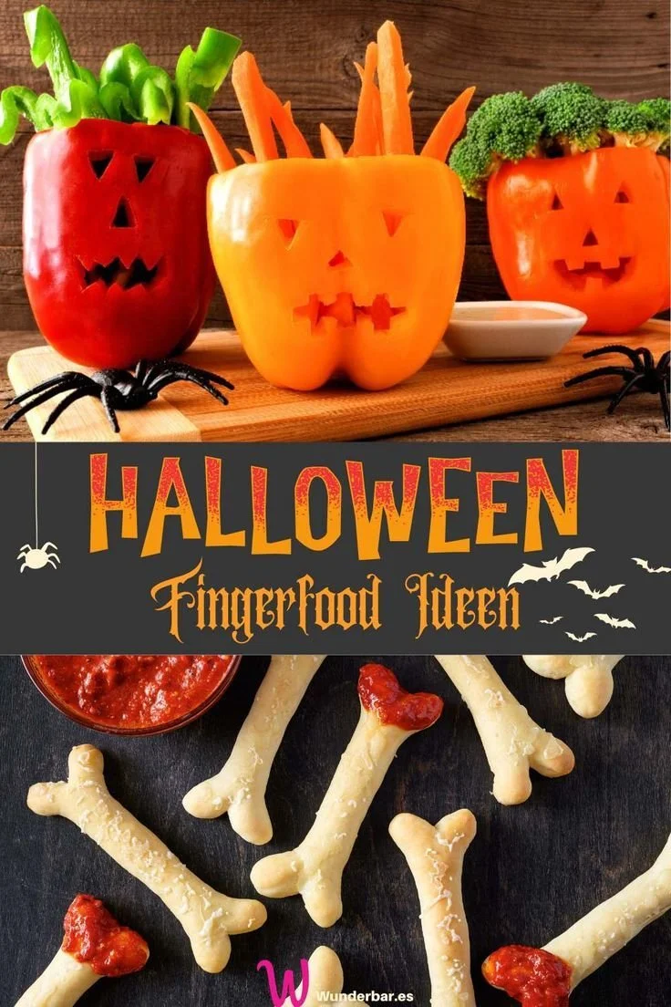 Gruselige Halloween Snacks und Fingerfood für die Halloween Party