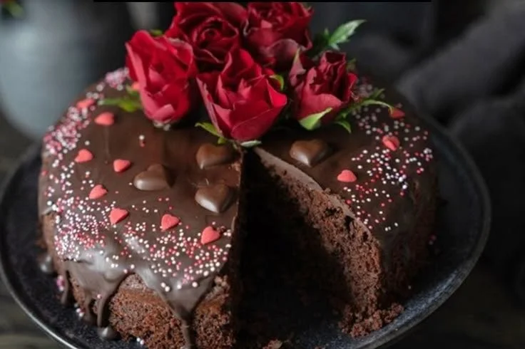 Kleiner, saftiger Schokoladen Kuchen nach einem einfachen Rezept