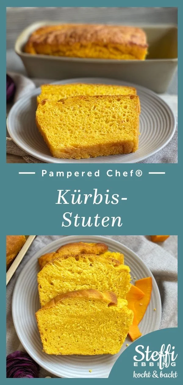 Leckeres Kürbisstuten Rezept von Pampered Chef® für herbstliche Backfreuden.